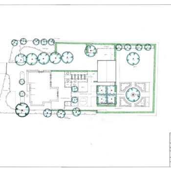 Tuinontwerp; romantiek bij witte villa