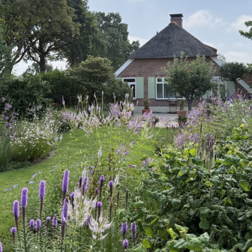 Tuin bij woonboerderij