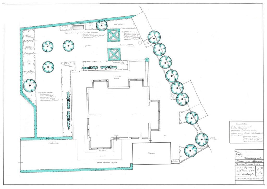 Tuinontwerp voor boerderijtuin