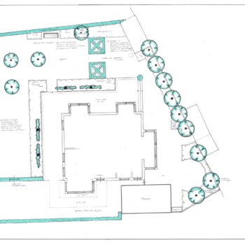 Tuinontwerp voor boerderijtuin